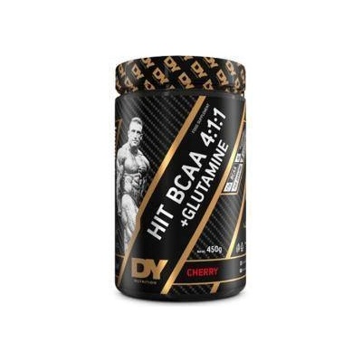 DY Nutrition Аминокиселини за Тренировка с висока интензивност BCAA 4: 1: 1 + Глутамин Nutrition, Череша, Dorian Yates, 450гр. , 5715