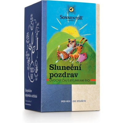 SONNENTOR - Поздрав към слънцето, пакетчета чай, био, 18 бр