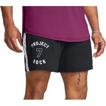 Under Armour Project Rock Mesh Short Badge Of Honor M 1386889-001 black