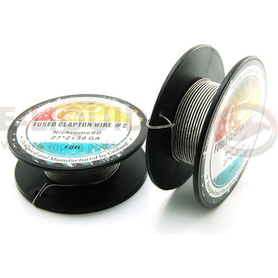 Coiland Fused Clapton Wire #2 Ni80 27GA*2+38GA 3m