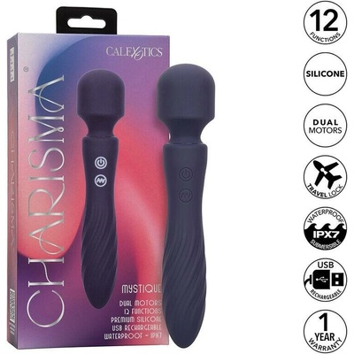 Calexotics charisma mystique massager dual motors 12 functions 20,5 cm x 4.5 cm purple
