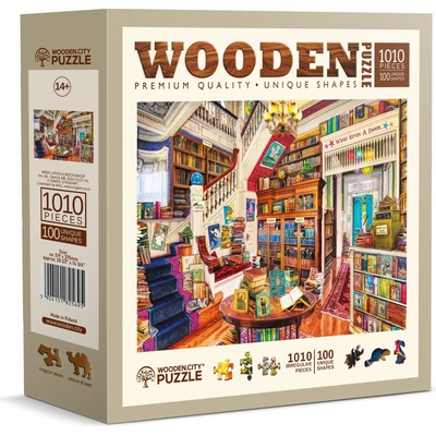 Wooden City - Puzzle Wish Upon a Bookshop - 1 000 piese