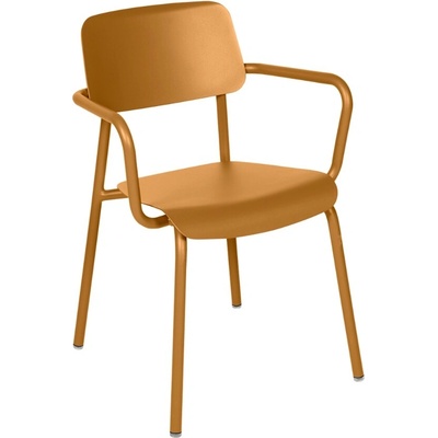 Fermob Studie s područkami Hnědá hliníková zahradní židle