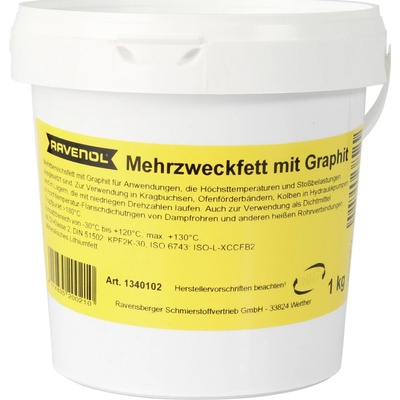 Ravenol Mehrzweckfett mit Graphit 1 kg