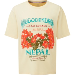 Sherpa Дамска тениска Sherpa Women's Tarcho Rhododendron Tee T-shirt - Butter (916-6736-0112)