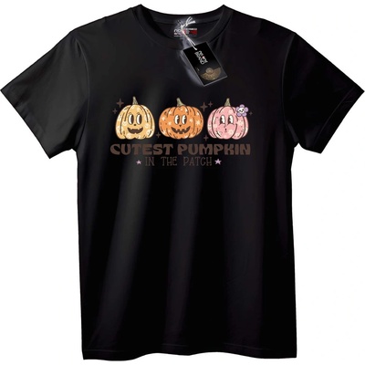 NOONEBRAND Тениска най-сладката тиква - XS, Black