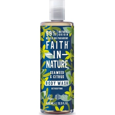 Faith in Nature přírodní sprchový gel s mořskou řasou 400 ml