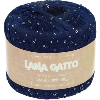 Lana Gatto Paillettes 8605 tmavá modrá