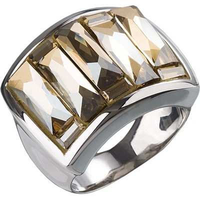 Pavona prsten se Swarovski Elements 35808.5 GOLD SHADOW