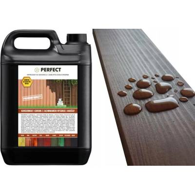 Impregnace na dřevo s barvou PERFECT WOOD 5 L TEAK 60 m2