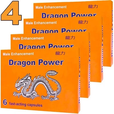 4 x Капсули за ерекция Dragon Power 4x6 капсули