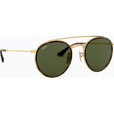 Ray-Ban Слънчеви очила Ray-Ban Round Double Bridge arista gold/green g-15