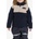 Didriksons Gosig Halfzip navy