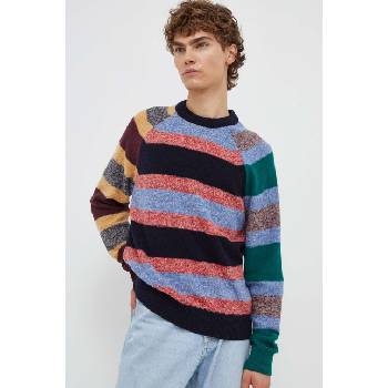 Paul Smith Вълнен пуловер PS Paul Smith мъжки в тъмносиньо от лека материя (M2R.240Y.L21936)