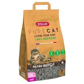 Zolux Podestýlka PURECAT recyklovaná papírová 5 l