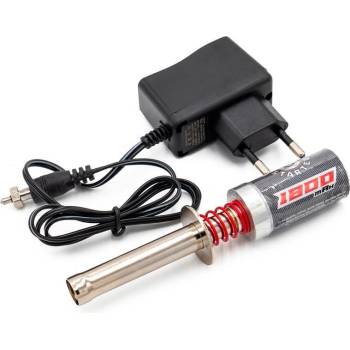 HOBBYTECH Запалка за нитро колички с дистанционно със зарядно glow starter 1800mah w / 230v chg htr-010 (htr-010)