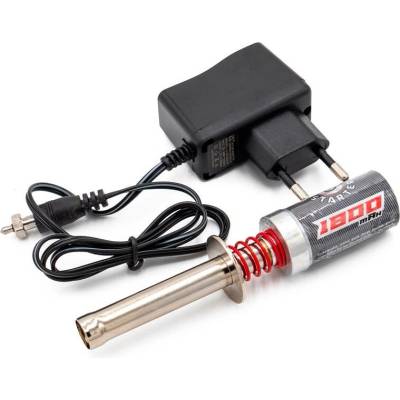 HOBBYTECH Запалка за нитро колички с дистанционно със зарядно glow starter 1800mah w / 230v chg htr-010 (htr-010)