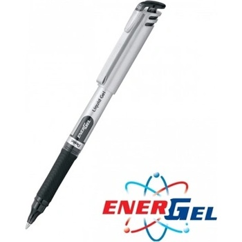 Pentel Ролер Pentel Energel BL17, черен цвят на писане, дебелина на линията 0.7 mm, гел, сребрист, цената е за 1бр. (продава се в опаковка от 12бр. ) (OK26796)