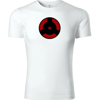 Naruto tričko Mangekyo Sharingan Izuna bílá