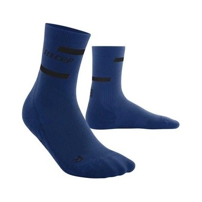 CEP Bežecké ponožky The Run Mid Cut Socks men blue