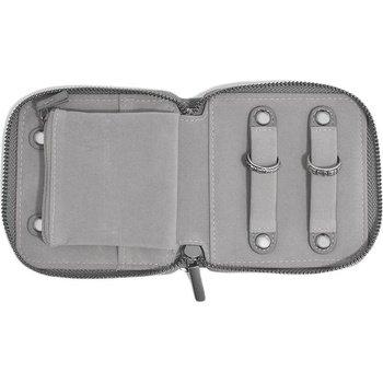 Stackers Пътна кутия за бижута с място за пръстени Stackers Pebble малка тъмносива (75749)