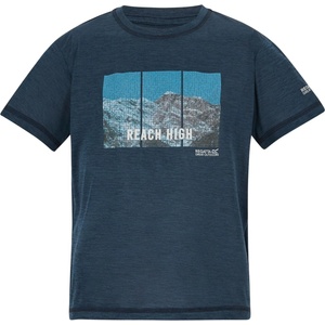 Regatta Детска спортна тениска Regatta Kid's Alvarado Sport shirt - Navy Marl - размер 15-16 Years (704-6358-0718)