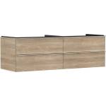 Hansgrohe Xelu Q - Шкафче за умивалник, 50x156x55 см, 4 чекмеджета, естествен дъб/хром 54092000 (54092000)