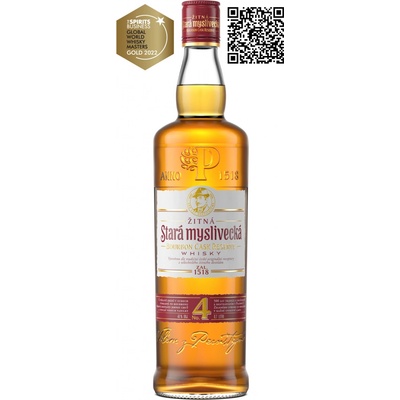 STARÁ MYSLIVECKÁ Bourbon cask 4y 40% 0,7 l (holá láhev)