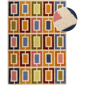 Flair Rugs Ръчно изработен вълнен килим 80x150 cm Retro Blocks - Flair Rugs (503119376502)