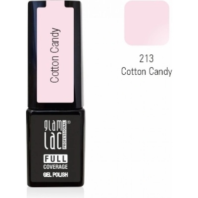 GlamLac Gel lak růžový 213 Cotton Candy 6 ml