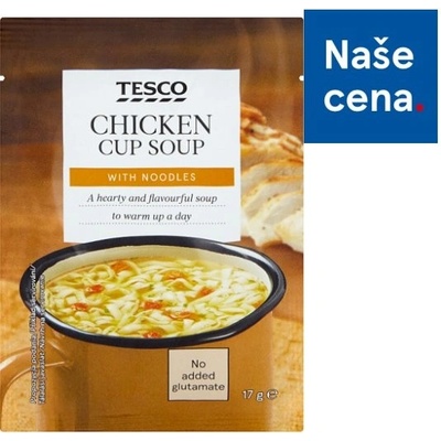 Tesco Instantní kuřecí polévka s těstovinami 17 g