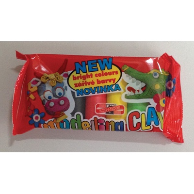 Plastelína KOH-I-NOOR 5 odtieňov 100 g