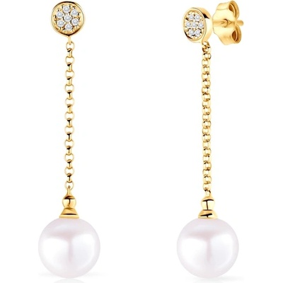 SAVICKI Обеци Savicki: злато, перли, диаманти