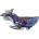 Eureka - Puzzle Colorful Puzzle - Blue whale wooden - 100 piese