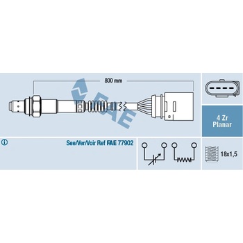 Lambda sonda FAE 77203
