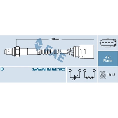 Lambda sonda FAE 77203