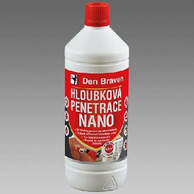 Den Braven Hloubková penetrace NANO Typ: kanystr, Barva: bílá, Balení (ml): 1 l