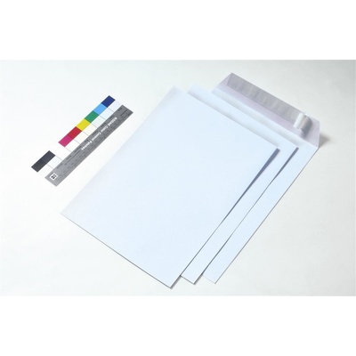 obálka taška C4 bílá, samolepící s krycím proužkem , 324x229mm 1ks