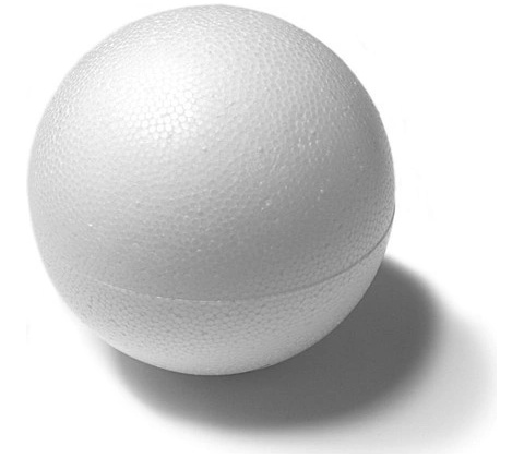 Polystyrénová guľa 12cm