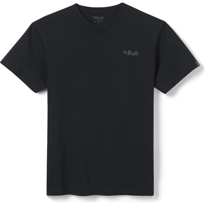 Rab Мъжка тениска Rab Stance Mountain Peak Tee T-shirt - Beluga (216-7521-0113)