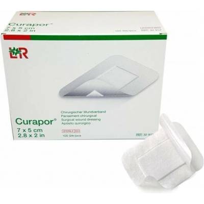 Curapor 7 x 5 cm sterilní 100 ks