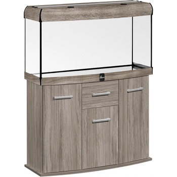 Diversa Solid LED akvarijní set vypouklý lanýžový 240 l