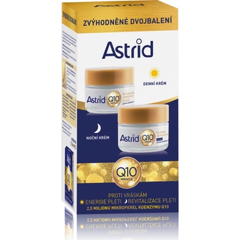 Astrid Q10 Miracle noční a denní krém 2 x 50 ml dárková sada