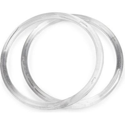 Plastová ucha na tašky Ø16 cm transparent 2 ks