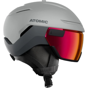 Atomic Ски каска Atomic Savor GT Visor HD S2 Ski helmet - Light Grey / Slate / Red HD - размер One Size (418-1614-0312)