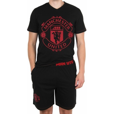 Manchester United FC pánske pyžamo bavlnené krátky rukáv