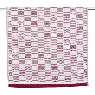 Sconto osuška Mosaic bordó 70 x 140 cm