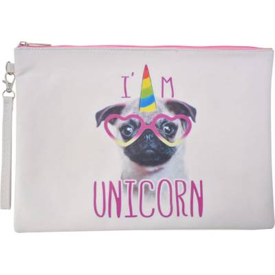 Clayre & Eef toaletní taška Unicorn s pejskem L