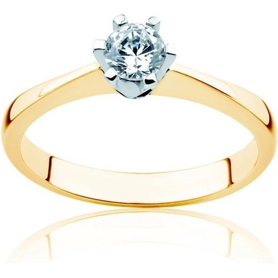 Savicki zásnubní prsten Triumph of Love: dvoubarevné zlato diamant PI ZB D 00074 A