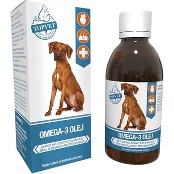 Topvet Omega 3 olej pre psov 200 ml